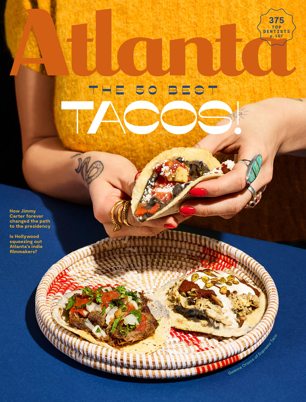 Atlanta Magazine March 2020 cover - 50 Best Tacos in Atlanta