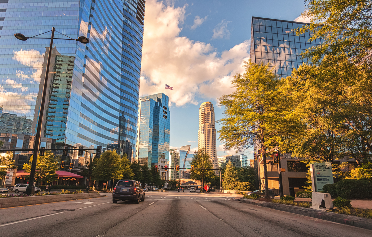 Peachtree Street in downtown Atlanta