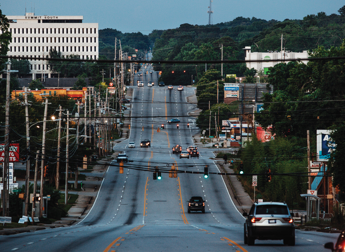 Traffic on Cleveland Ave.