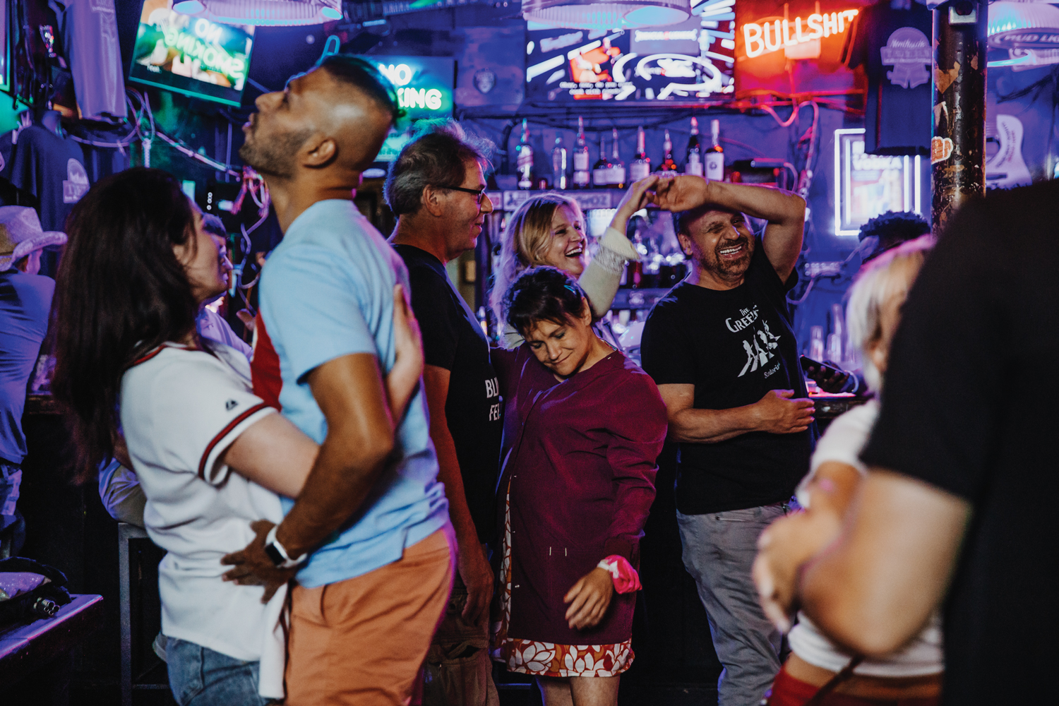 People dancing inside Northside Tavern